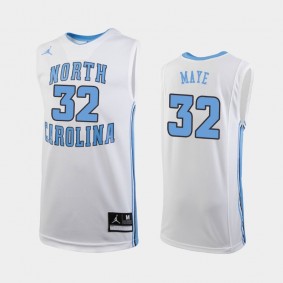 Youth North Carolina Tar Heels Luke Maye Replica College Basketball Jersey - White