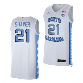 Will Shaver UNC Tar Heels 2022 College Basketball Jersey - White